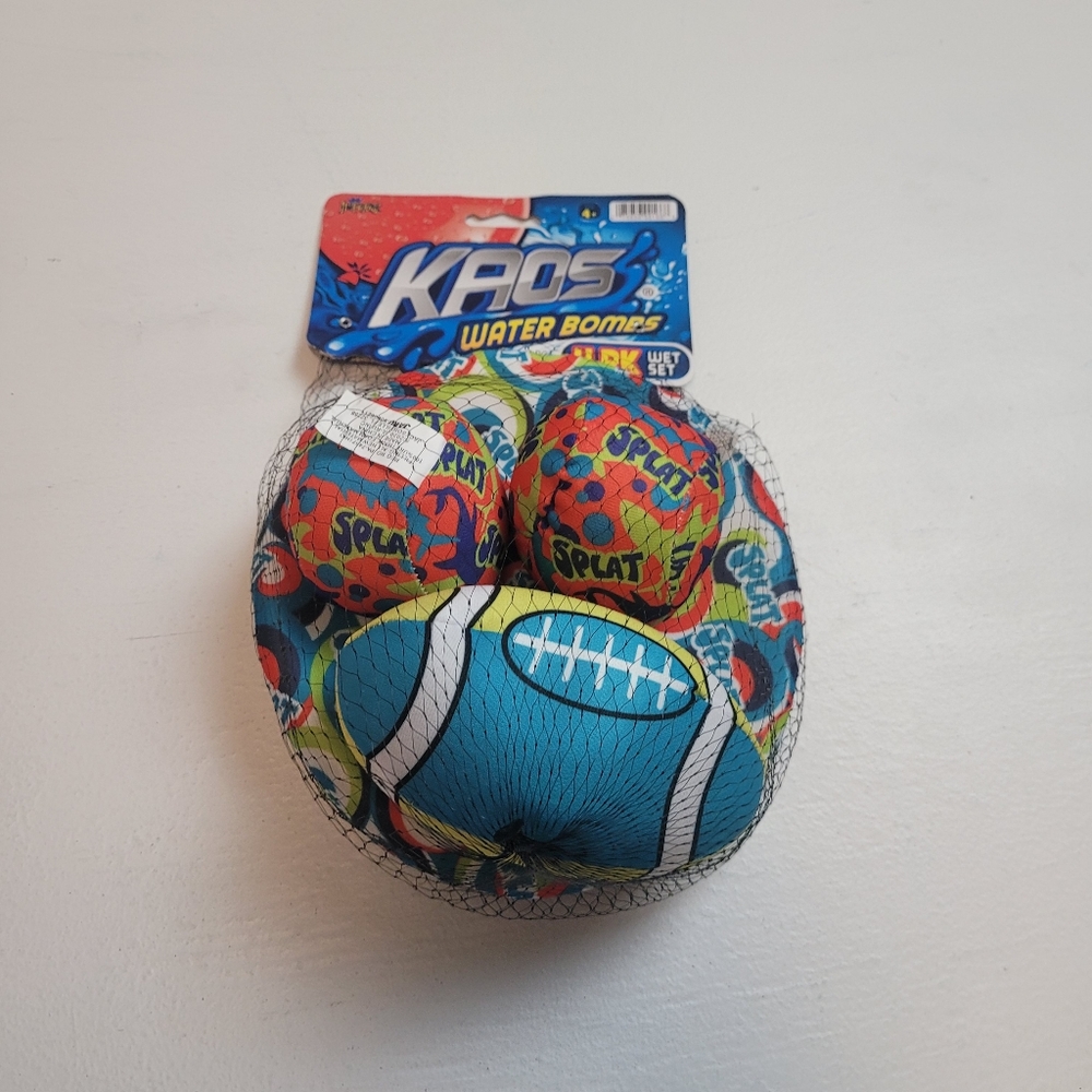 Kaos Water Bombs 4-Pack - Blue and Red